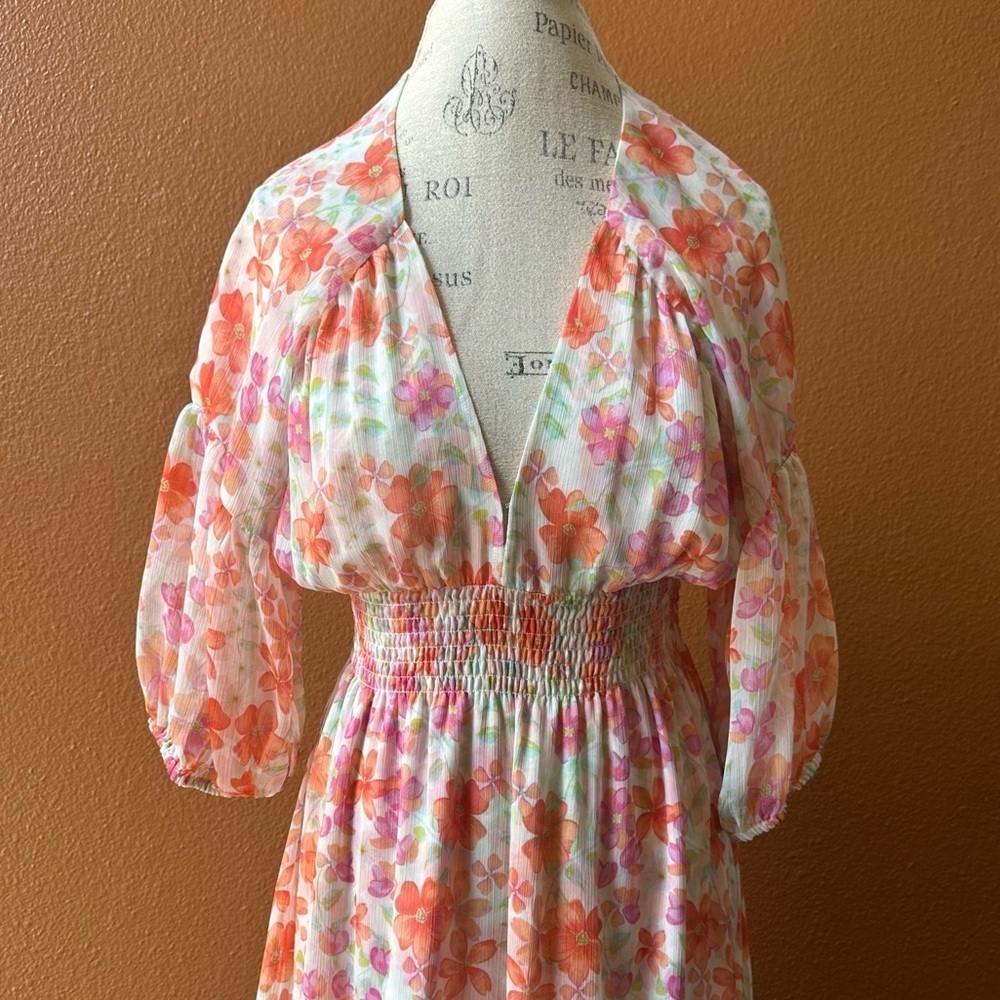 Misa “Pippa” Floral Tiered Maxi Dress Size Medium Excellent Condition! - Picture 6 of 10